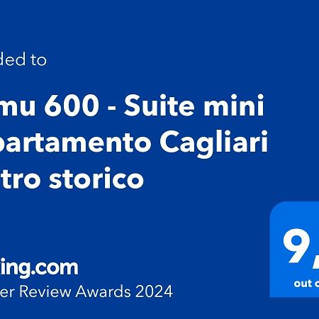 Domu 600 - Suite Mini Appartamento Cagliari Centro Storico Eksteriør billede